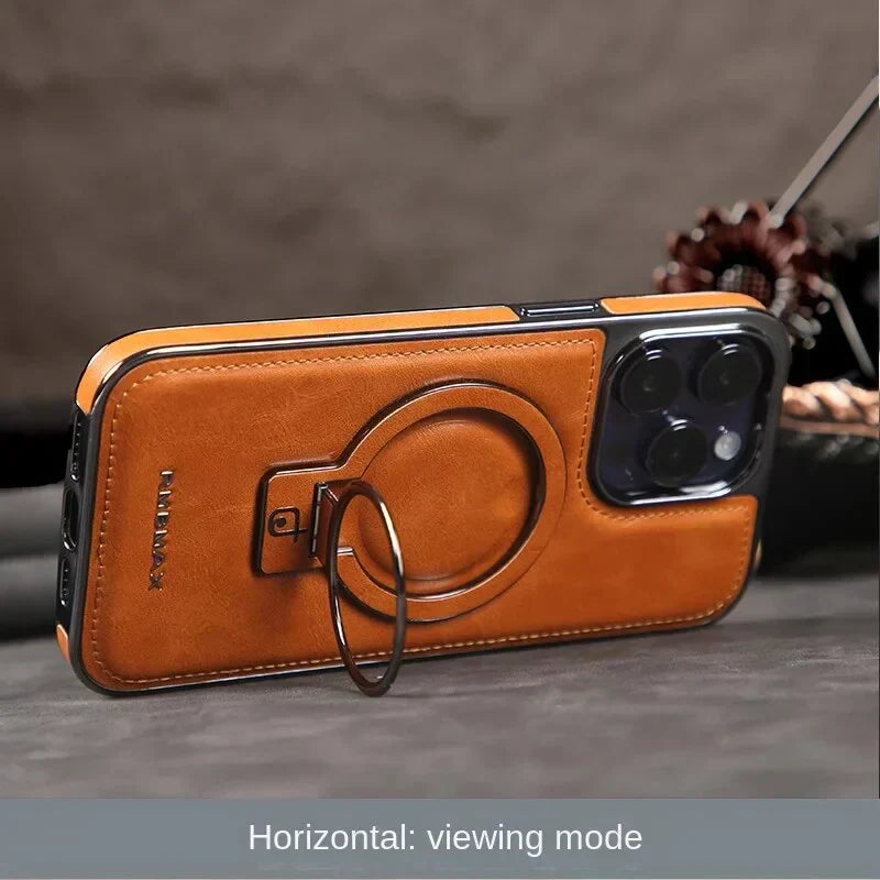 ✨2025Nové produkty📱Luxusní kožený neviditelný stojan pro