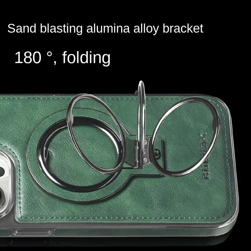 ✨2025Nové produkty📱Luxusní kožený neviditelný stojan pro