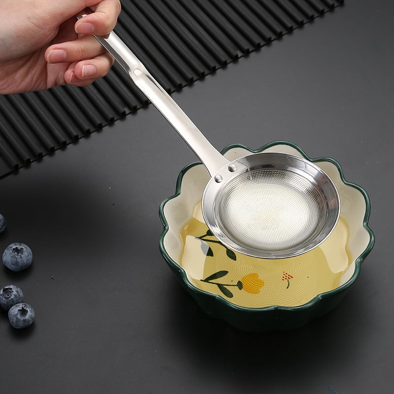 🎁 Nerezový cedník s jemnými oky