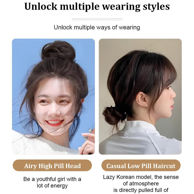 【✨ Rychlá změna účesu】💖 Simulační vlasové doplňky s parukou