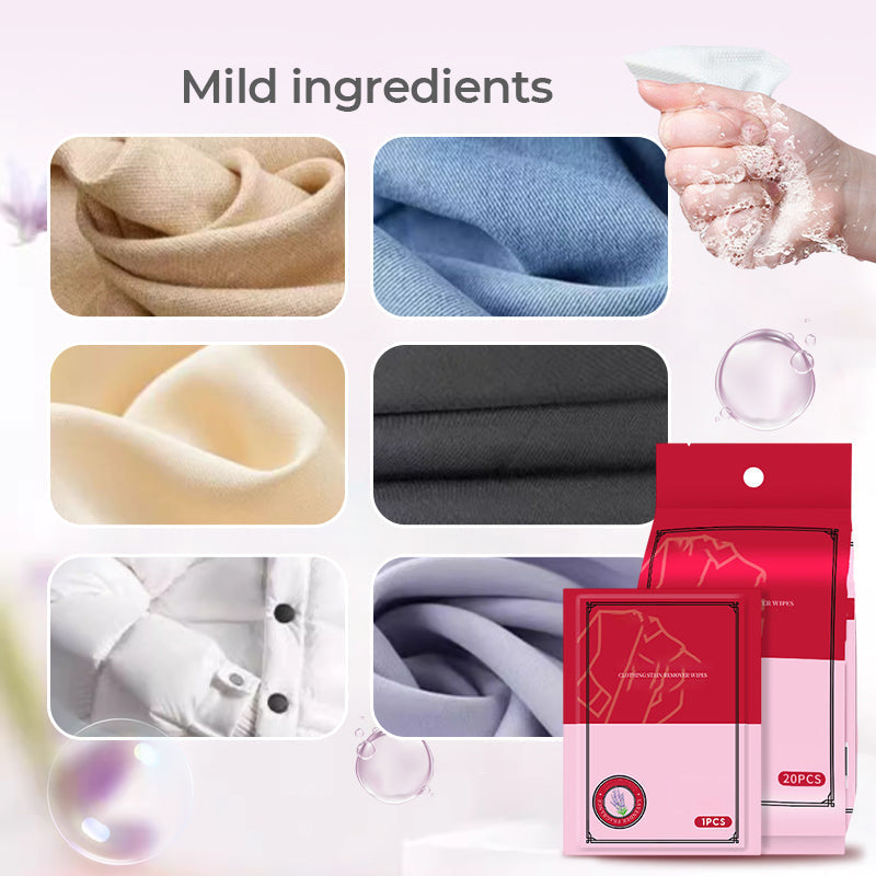 Přenosné ubrousky na odstraňování skvrn