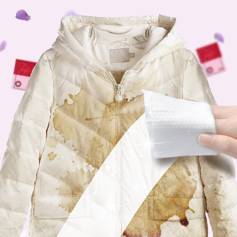 Přenosné ubrousky na odstraňování skvrn