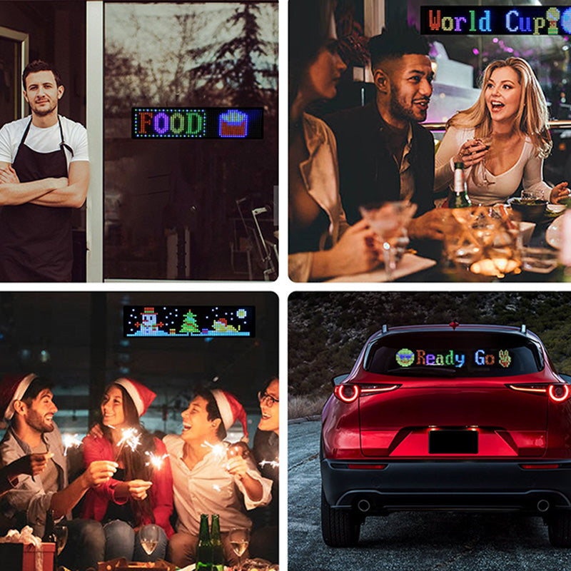 [Exkluzivní výroba] 🔥Ďáblova lampa do auta s LED měkkou obrazovkou