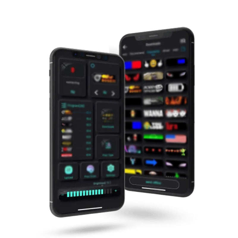 [Exkluzivní výroba] 🔥Ďáblova lampa do auta s LED měkkou obrazovkou