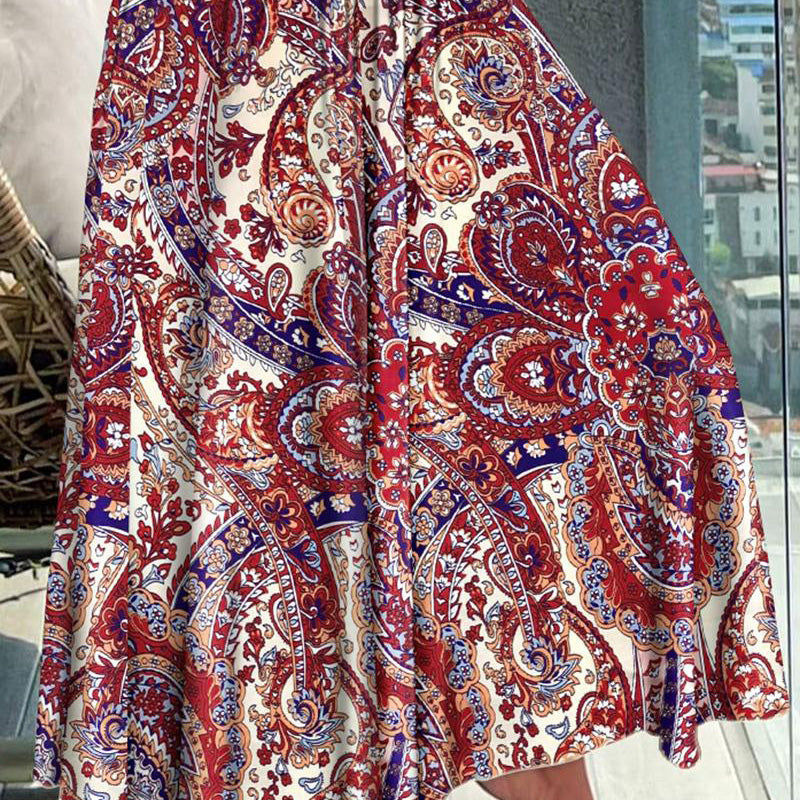 🔥2024 Nové produkty🌸Dámská sukně s vysokým pasem a potiskem