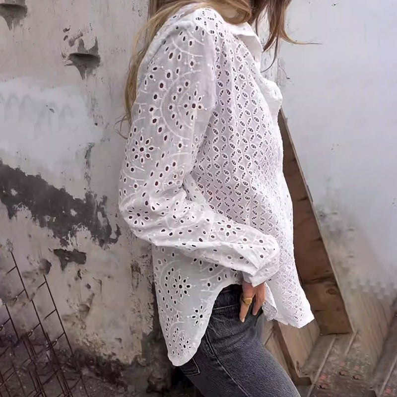 ✨2024 Nové produkty💕Dámská zkrácená dámská košile