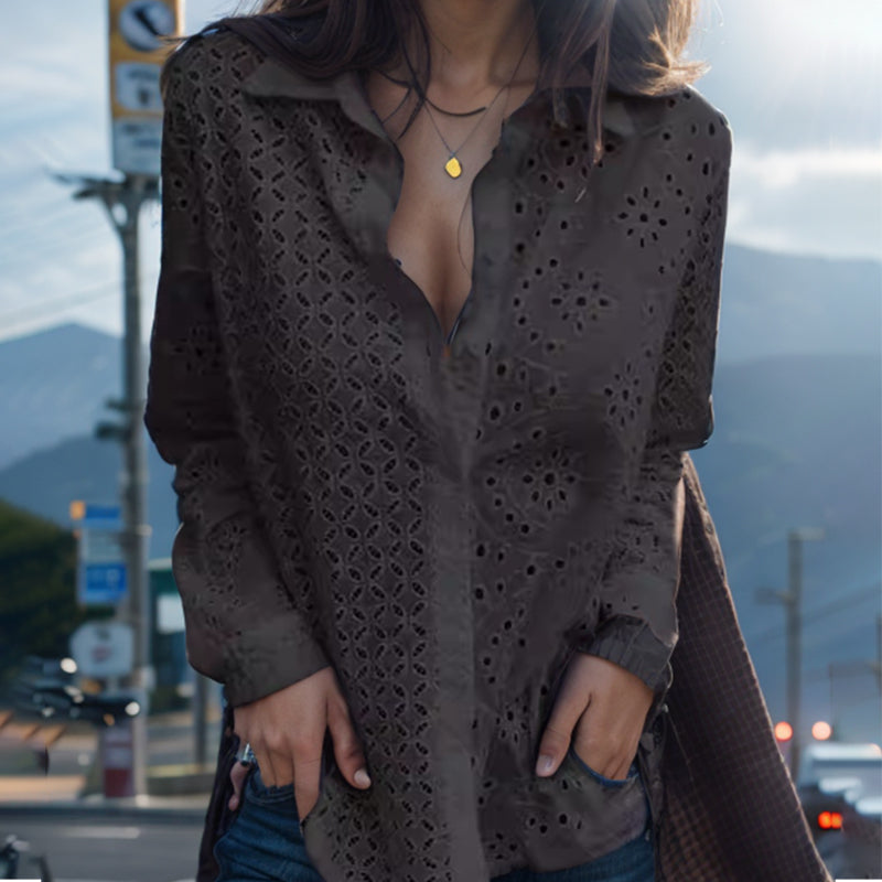 ✨2024 Nové produkty💕Dámská zkrácená dámská košile