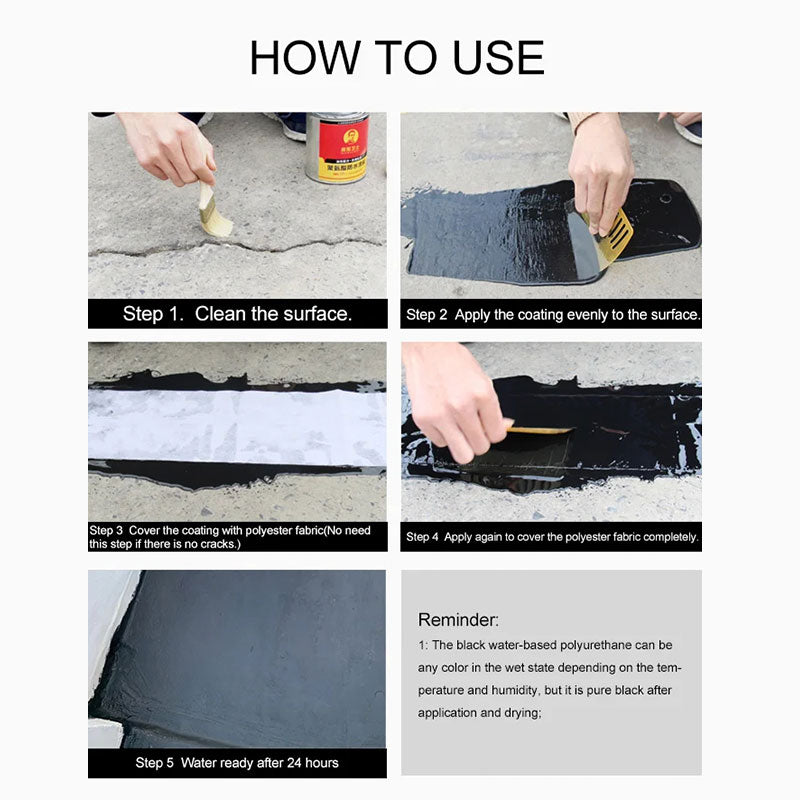 💥Polyuretanová hydroizolace a oprava netěsností Ekologický nátěr