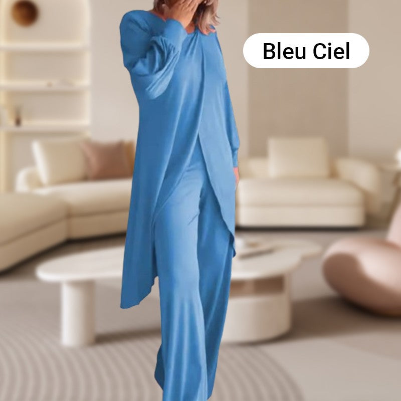 Ultra měkký a pohodlný dámský set topu a kalhot