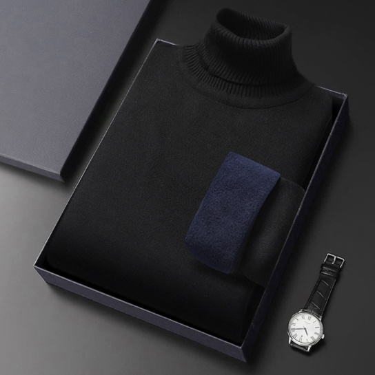 Zimní pánský svetr s rolákem