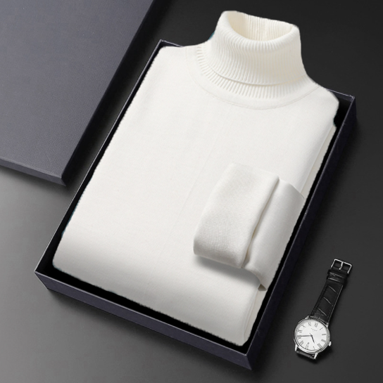 Zimní pánský svetr s rolákem