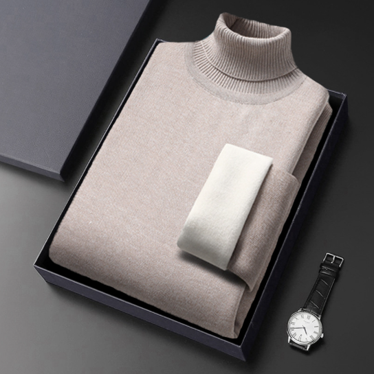 Zimní pánský svetr s rolákem