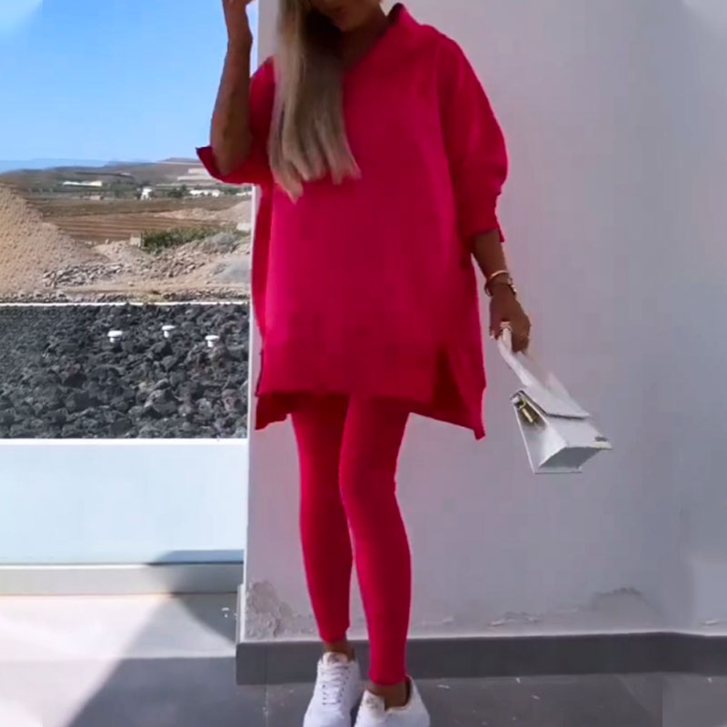 ✨2024 Nové produkty💖 Dvoudílná souprava Mikina a Jogger Legíny