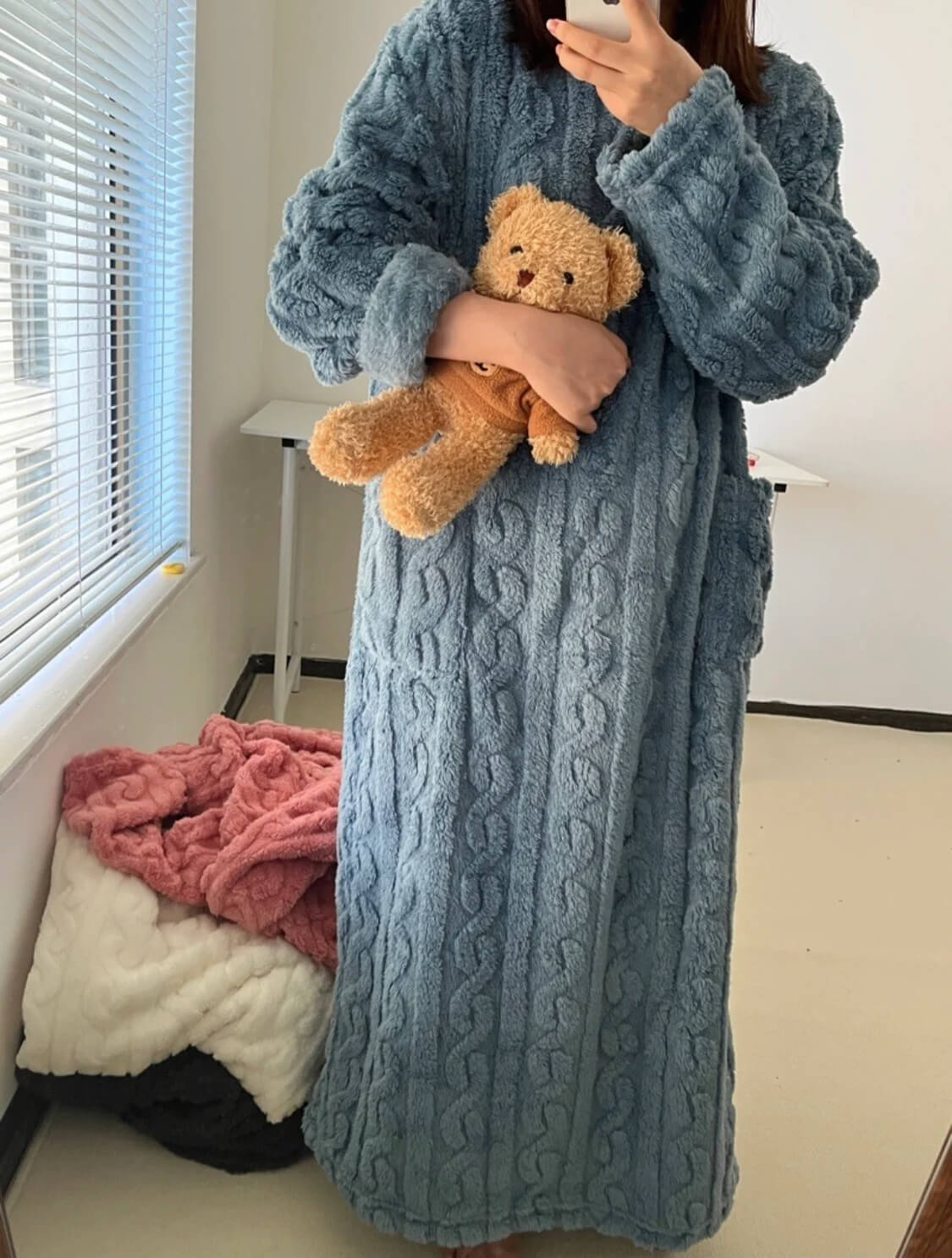 ❄️⏰ Zimní spodní prádlo Coral Fleece