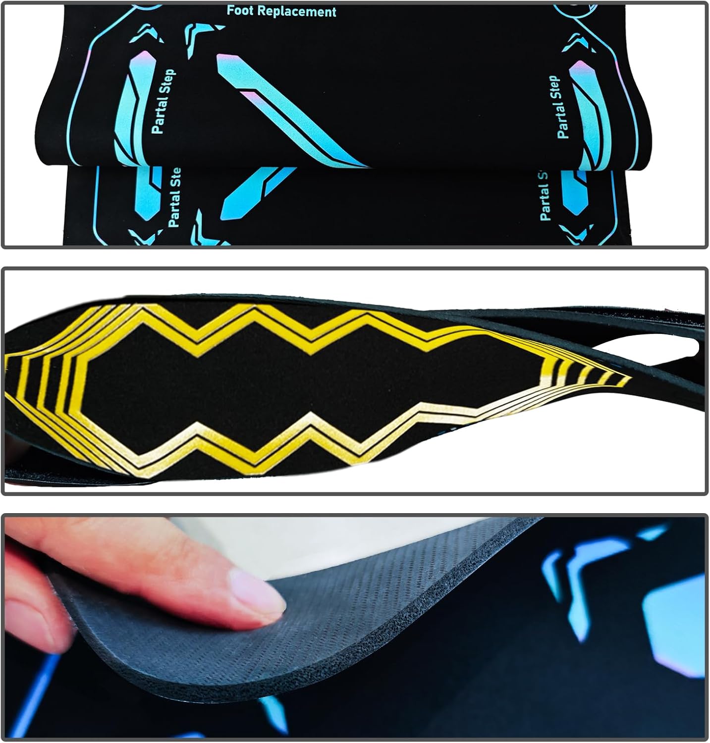 🔥⚽Pro všechny úrovně fotbalových tréninkových podložek Protiskluzové, tiché