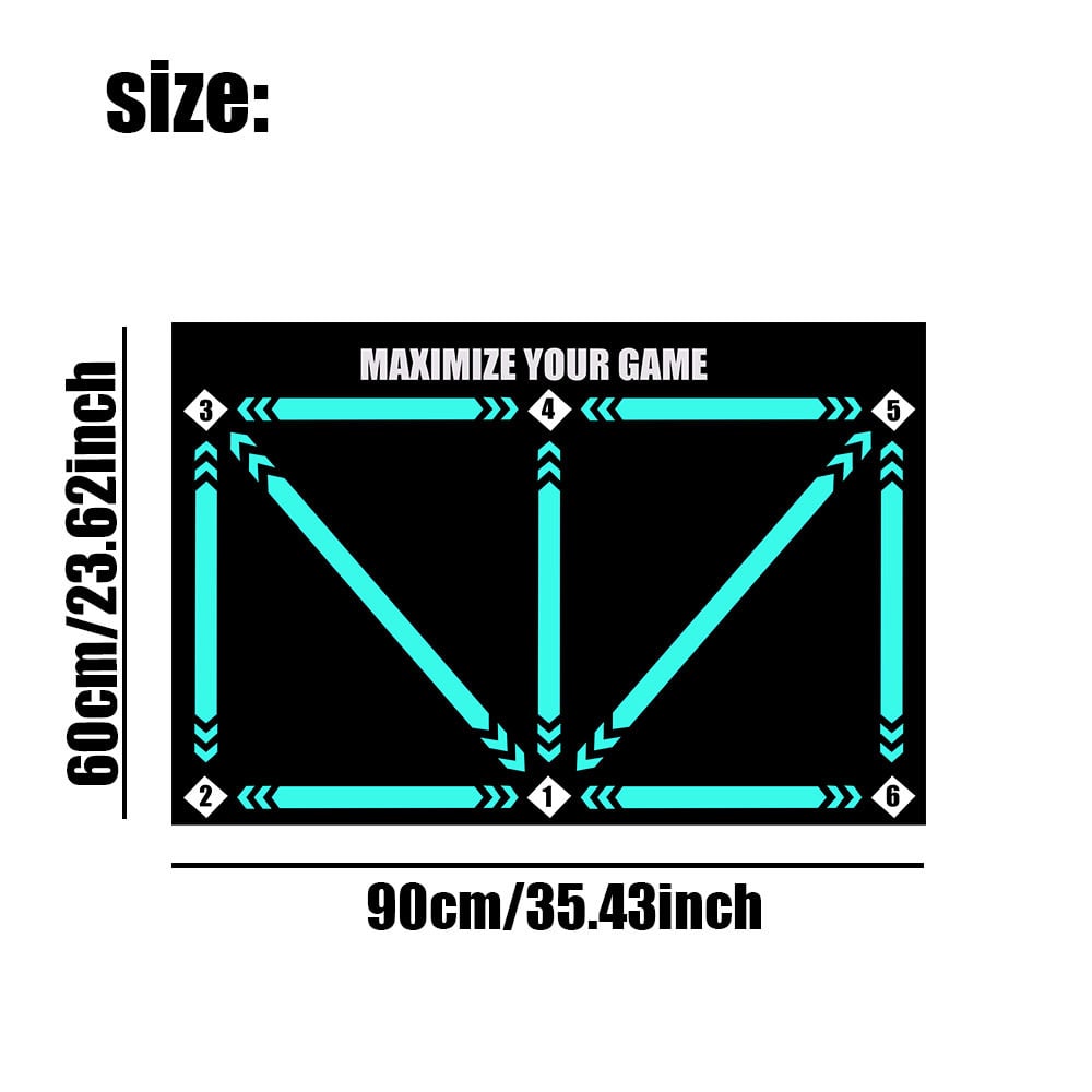 🔥⚽Pro všechny úrovně fotbalových tréninkových podložek Protiskluzové, tiché