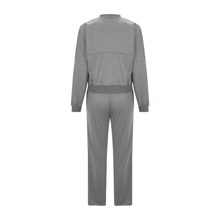 📦Dámské tepláky s dlouhým rukávem se stahovací šňůrkou, dvoudílné sady