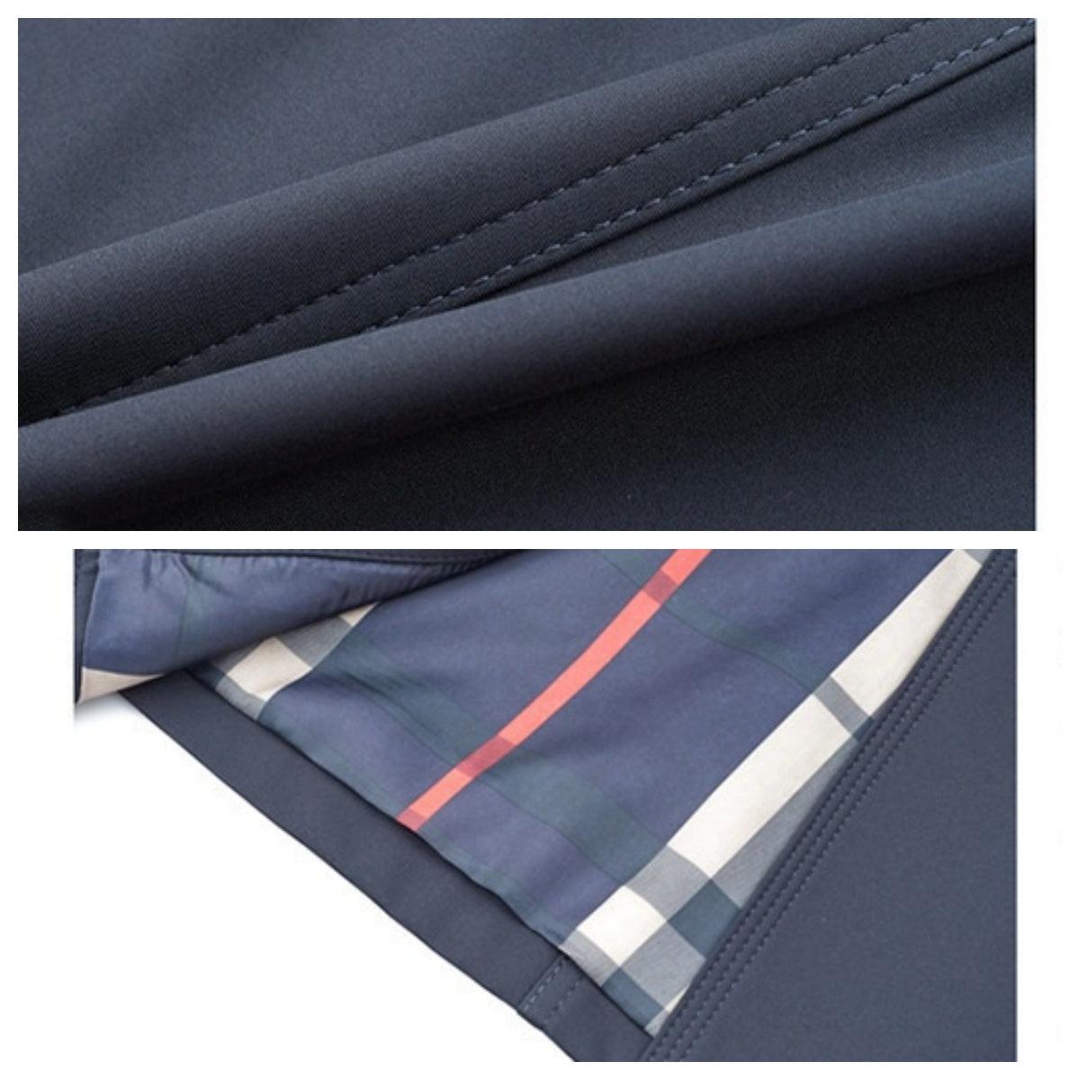 🍂 Pánský dvouřadý kabát s laclem