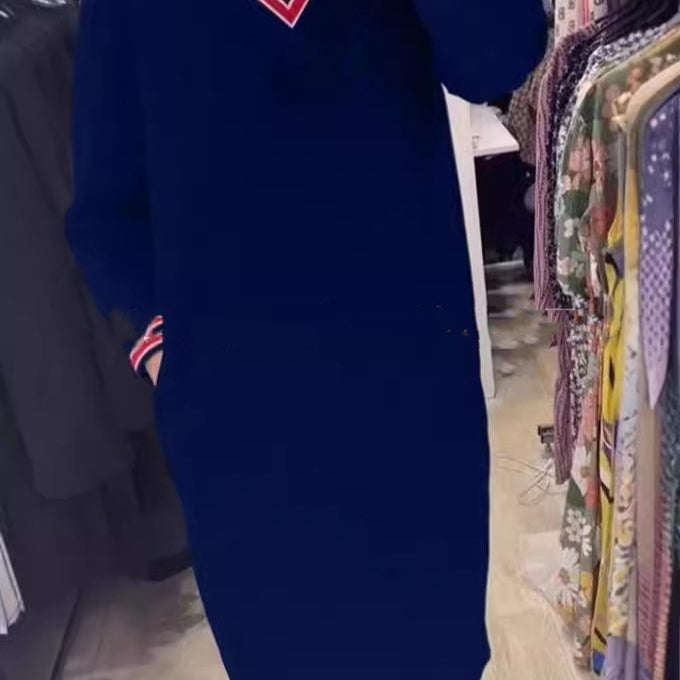 💖Dámské pletené šaty s výstřihem ve tvaru srdce