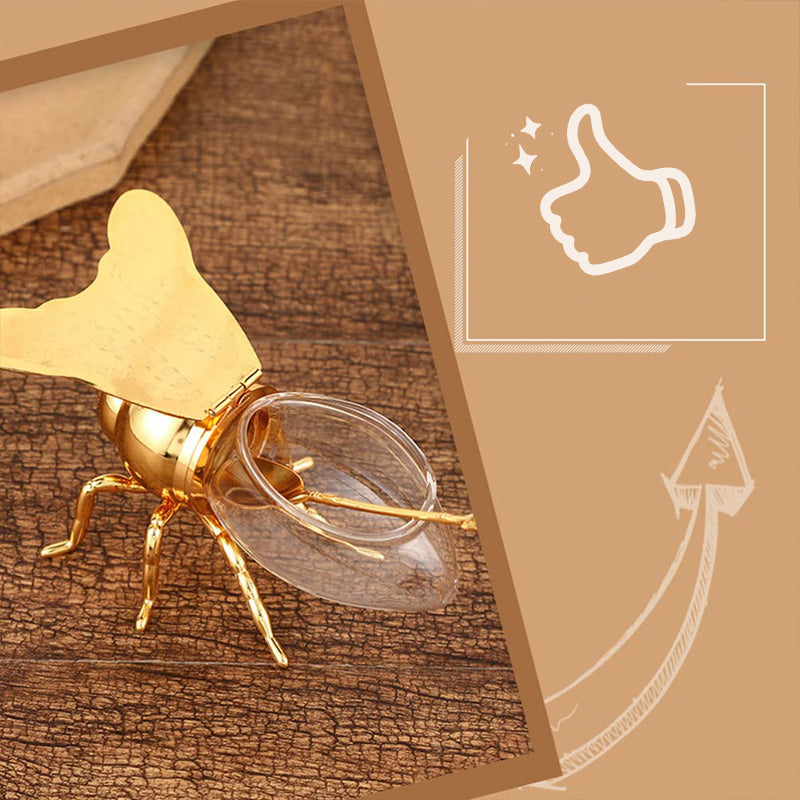 🍯Kreativní retro dóza na med ve tvaru včely