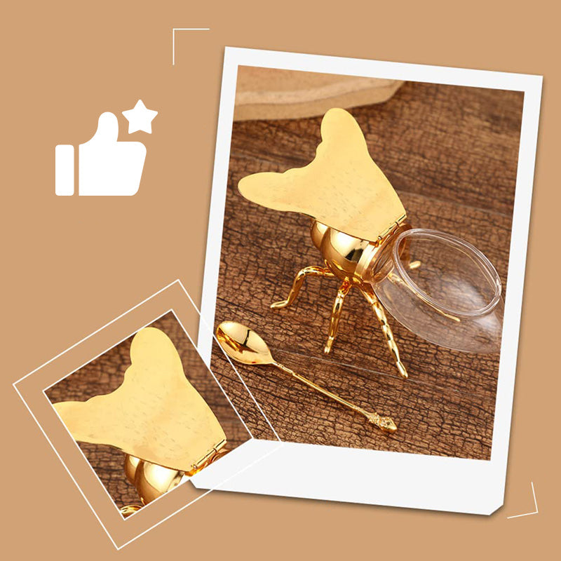 🍯Kreativní retro dóza na med ve tvaru včely