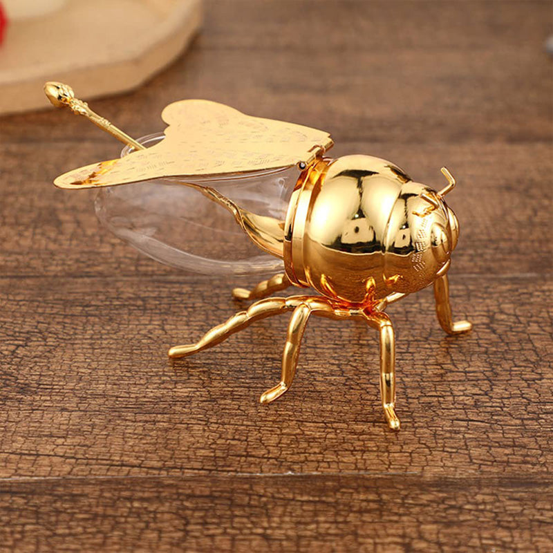 🍯Kreativní retro dóza na med ve tvaru včely