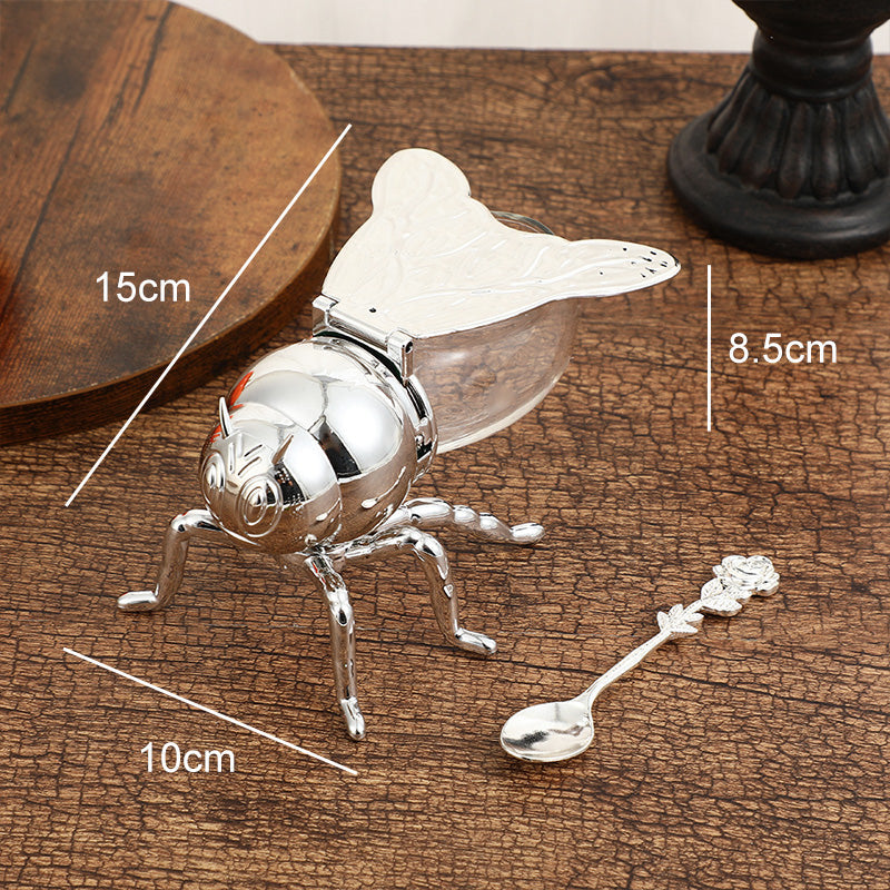 🍯Kreativní retro dóza na med ve tvaru včely