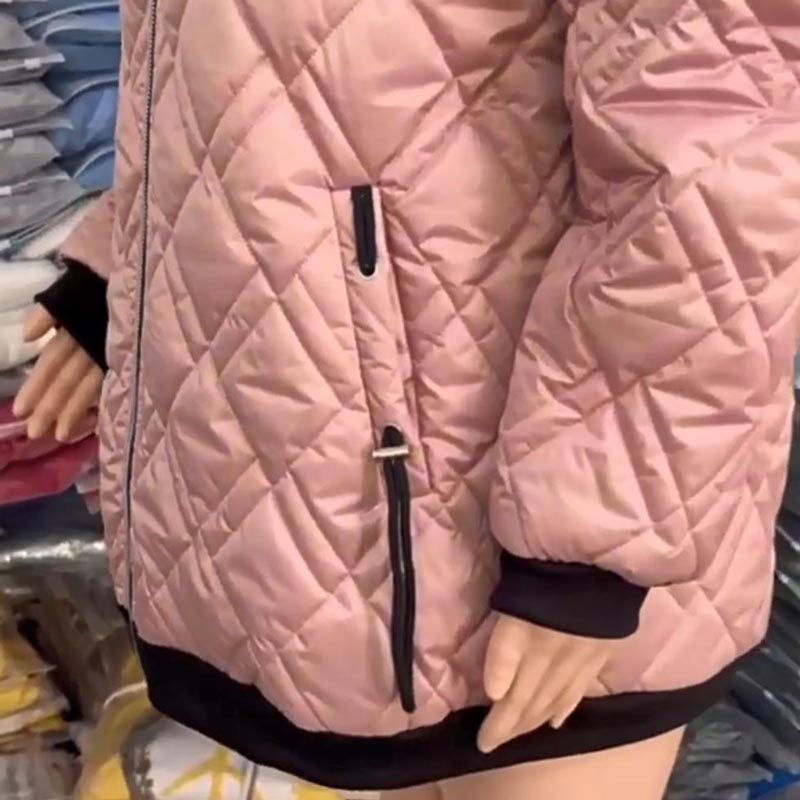 🔥【S-3XL】Dámský módní kabát Parka s vysokým krkem a boky