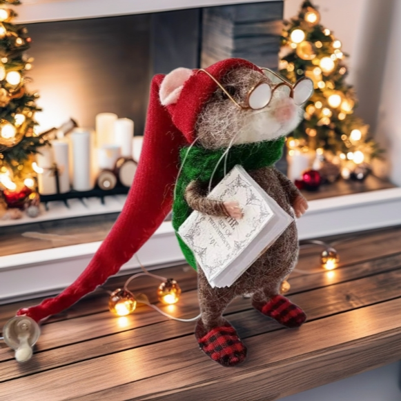 🔥Akce 49% sleva 🎁 Rozkošná jehličková myš na ozdobu