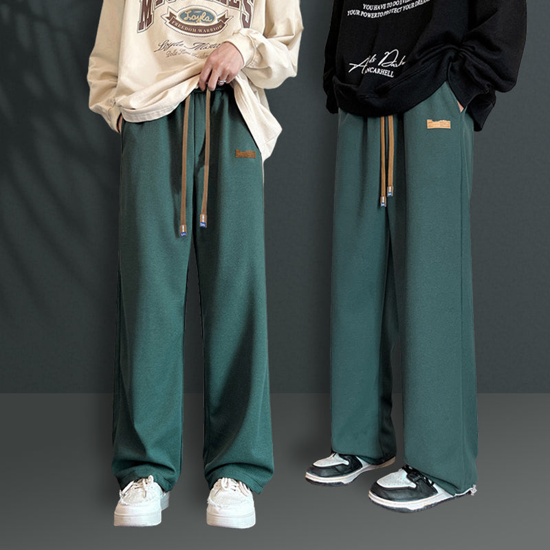 ✨Novinky na jaro✨ Pletené ležérní rovné kalhoty