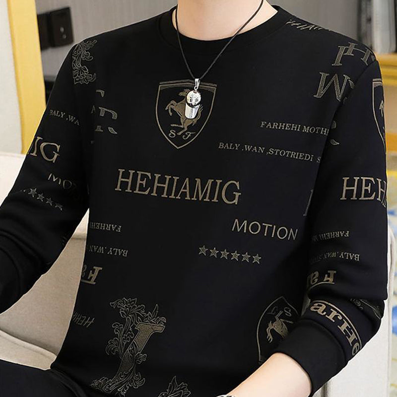 🔥Pánský volný business top s kulatým výstřihem