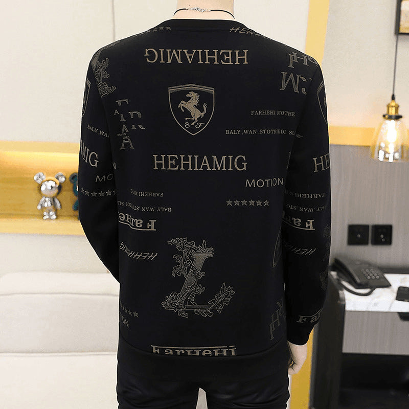 🔥Pánský volný business top s kulatým výstřihem