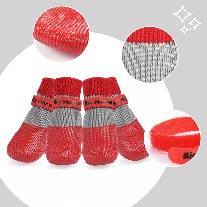 🐶2 páry protiskluzových voděodolných ponožek pro psy