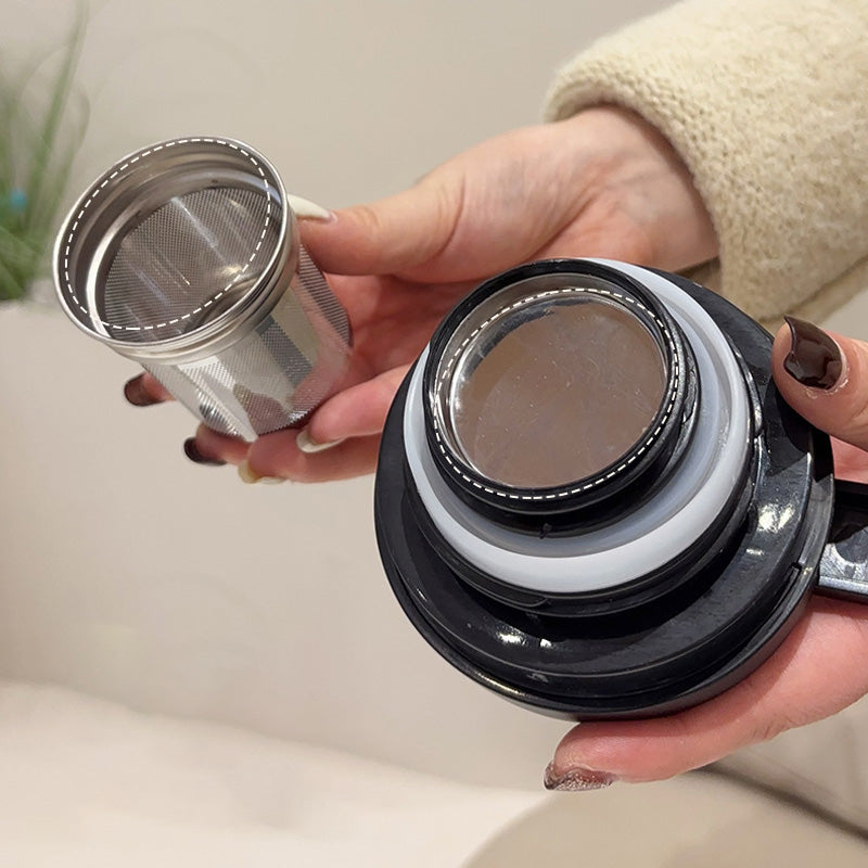 🍵1000ml vakuově izolovaná čajová konvice se sítkem