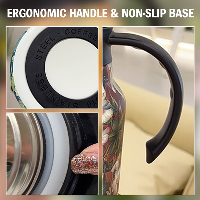 🍵1000ml vakuově izolovaná čajová konvice se sítkem