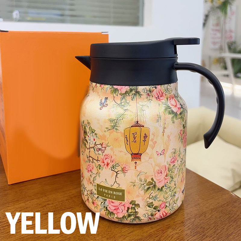 🍵1000ml vakuově izolovaná čajová konvice se sítkem