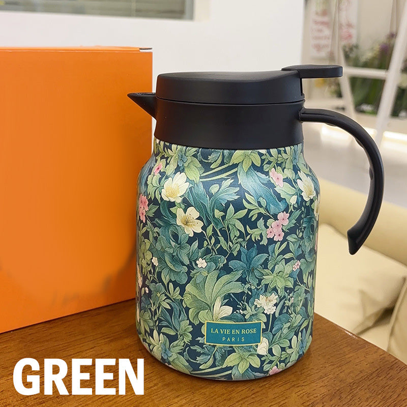 🍵1000ml vakuově izolovaná čajová konvice se sítkem