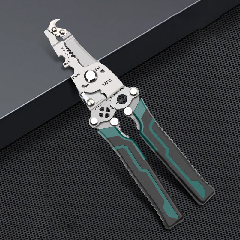 Multifunkční nástroj pro stříhání a odizolování vodičů