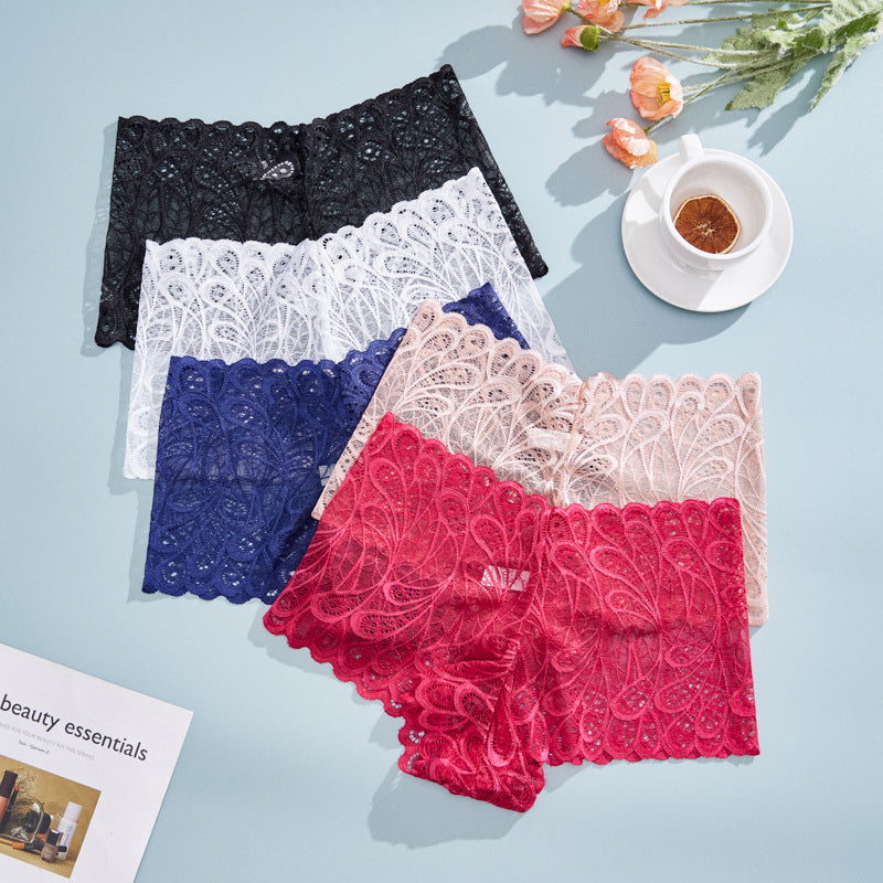 Dámské sexy krajkové kalhotky s vysokým pasem【💥 Kup 1 a získej 2 zdarma】