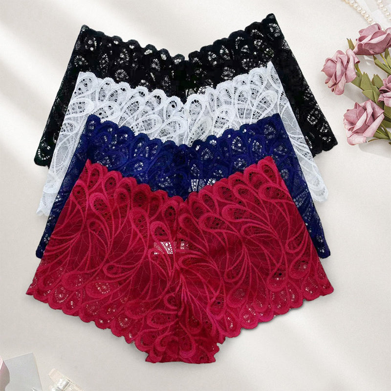 Dámské sexy krajkové kalhotky s vysokým pasem【💥 Kup 1 a získej 2 zdarma】