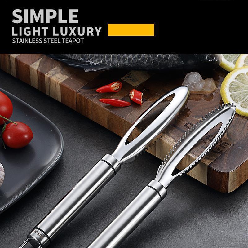 Ruční kuchyňské nářadí na škrábání ryb