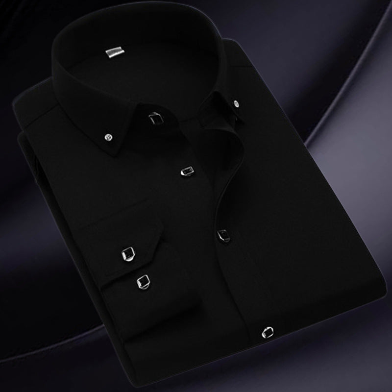 ✨Pánská vysoce kvalitní bavlněná košile s dlouhým rukávem