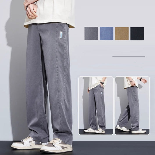 ⏳ (M-3XL)🔥Ležérní módní džíny s rovnými nohavicemi a sníženými nohavicemi👖 K dispozici ve 4 barvách.