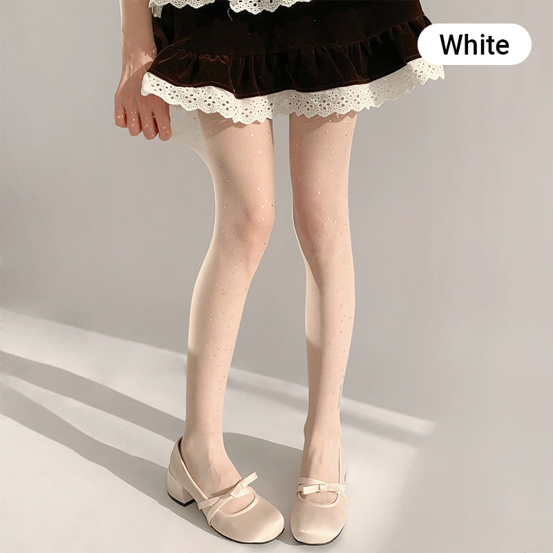 💐 Módní, sexy dámské punčochy s třpytkami a flitry