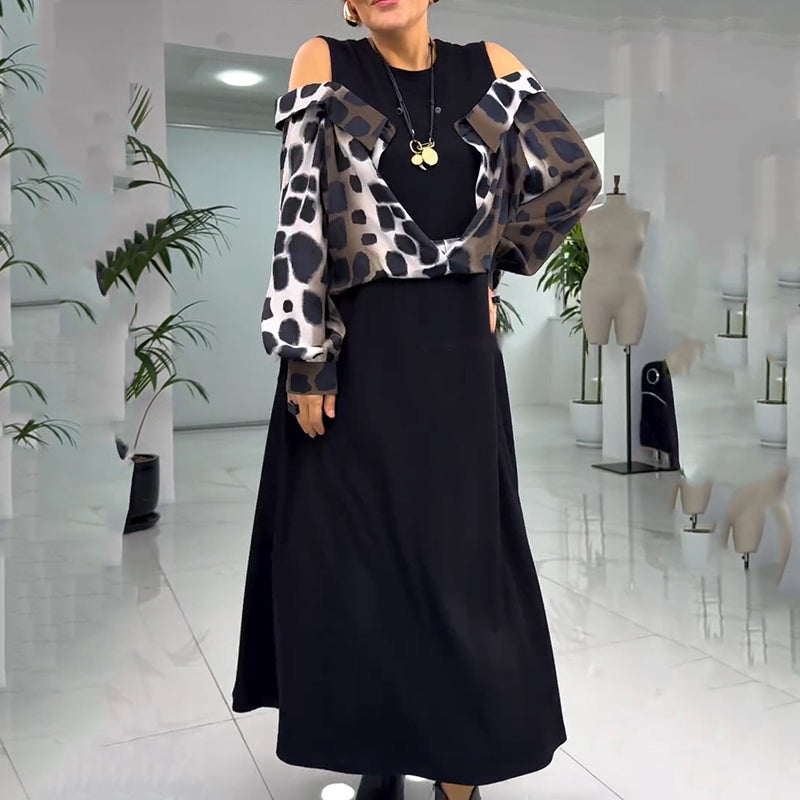 💐2025 Výjimečné šaty bez ramínek s leopardím potiskem【S-4XL】