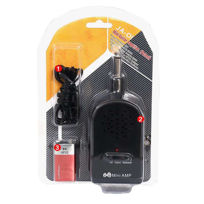🎸Mini sada přenosného zesilovače elektrické kytary
