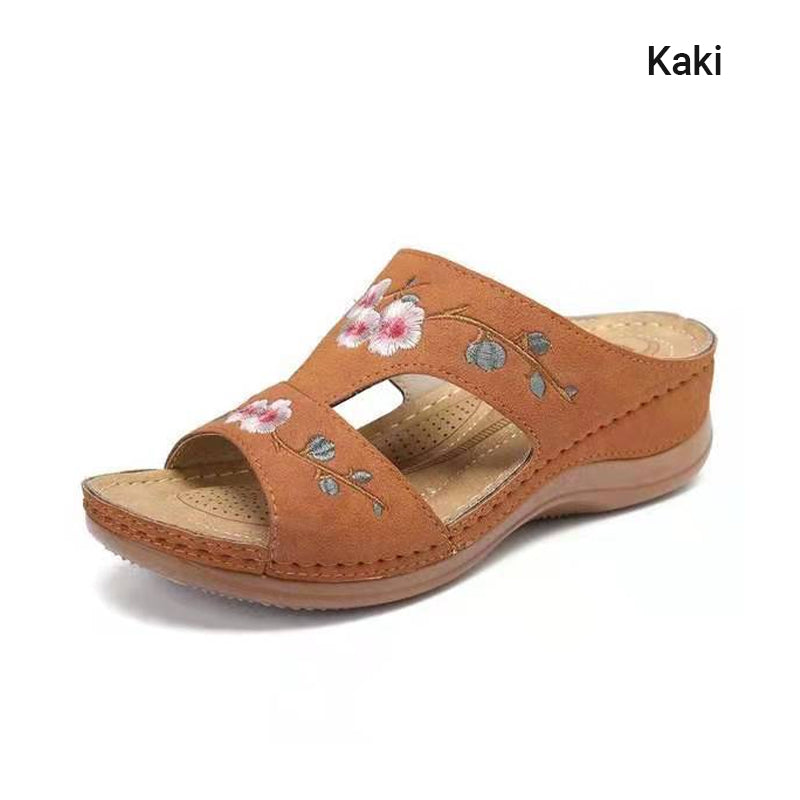 🏖️Pohodlné dámské pantofle na platformě s otevřenou špičkou