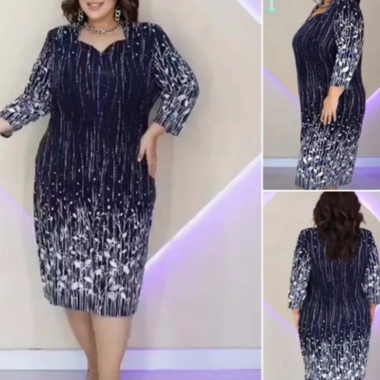 【S-4XL】🌿 Elegantní dámské šaty s dlouhým rukávem