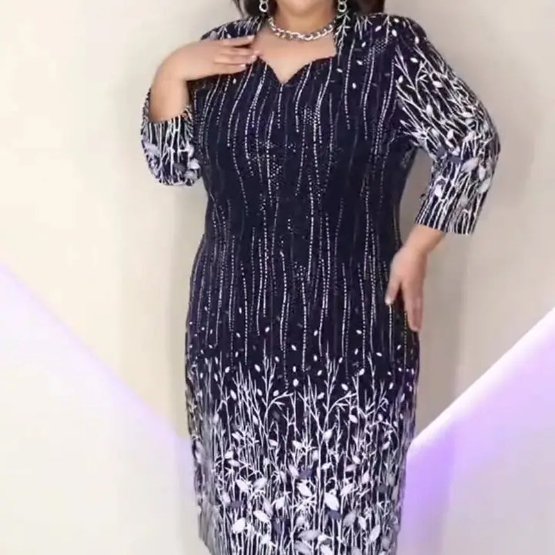 【S-4XL】🌿 Elegantní dámské šaty s dlouhým rukávem