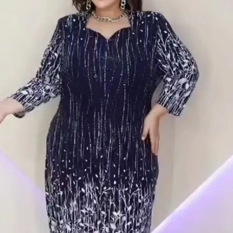 【S-4XL】🌿 Elegantní dámské šaty s dlouhým rukávem